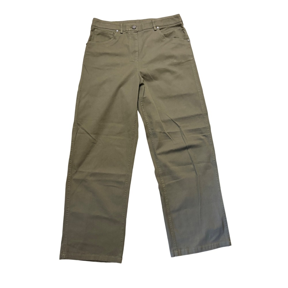 TWP Olive Green Wide Leg Carpenter Pants Size 10 Baggy